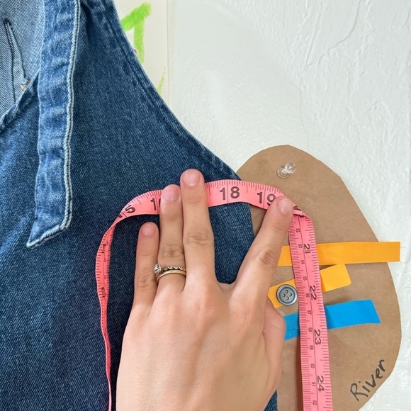 Denim High Roller Pull On Jumpsuit Overalls Baggy Loose Fit Adjustable Straps - Picture 5 of 9